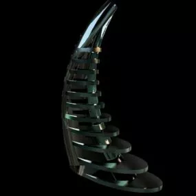 Modern Furniture Tower Vase 3d model
