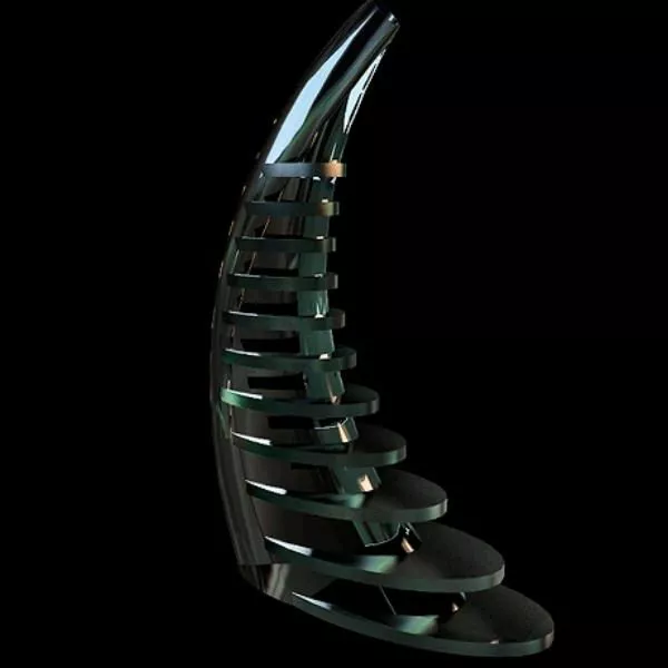 Modern Furniture Tower Vase 3d model Modern Furniture Tower Vase 3d model