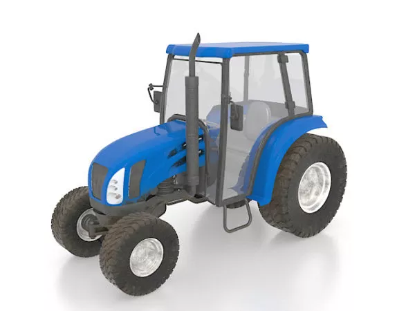 Earth Scraper Vehicle 3d model