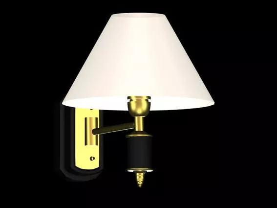 Modern Furniture Wall Light Fixture 3d model Modern Furniture Wall Light Fixture 3d model