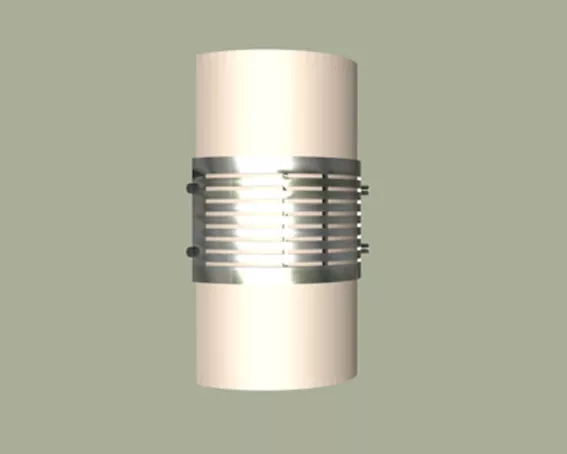 Crystal Rectangular Sconce Lamp 3d model