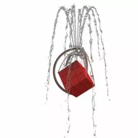 Modern Design Water Fountain 3d model