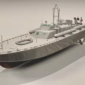 Motor Torpedo Boat Pt-109 3d model