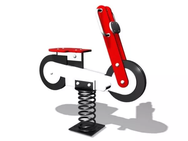 Playsets Motorcycle Spring Rider 3d model Playsets Motorcycle Spring Rider 3d model
