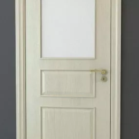 Home Moulded Door Glass Window 3d model