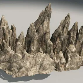Landscape Mountain Rocky 3d model