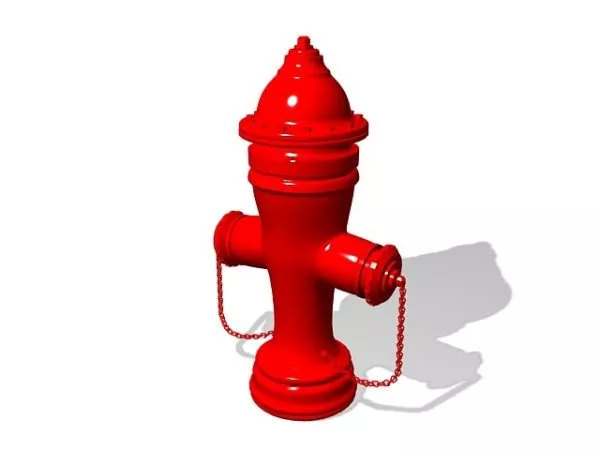 Old Fire Hydrant 3d model