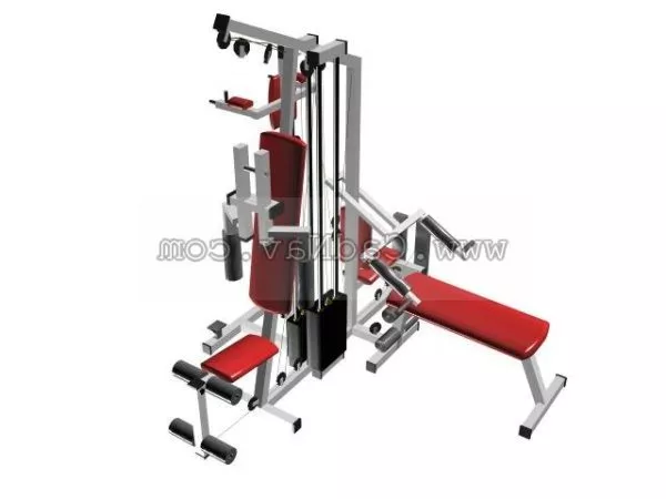 Multi Functional Gym Center 3d model Multi Functional Gym Center 3d model