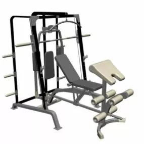 Multi Purpose Fitness Training Machine 3d model