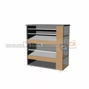Furniture Multi-tier Shoe Cabinet 3d model