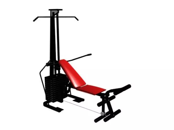 Gym Bench, Sport Equipment 3d model