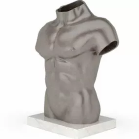 Fashion Muscular Male Mannequin 3d model