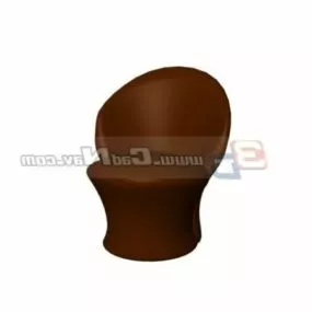 Mushroom Lounge Chair Furniture 3d model