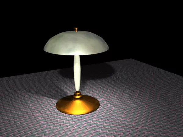 Mushroom Shaped Furniture Table Lamp 3d model Mushroom Shaped Furniture Table Lamp 3d model