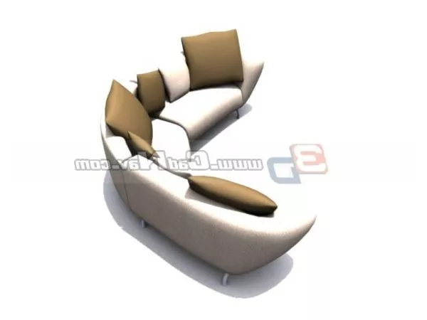 Living Room Modular Couch Sofa 3d model Living Room Modular Couch Sofa 3d model