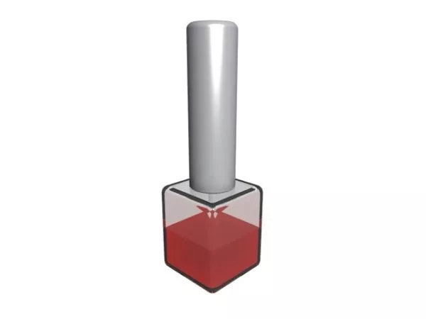 Cosmetic Lipsticks Stack In Tray 3d model
