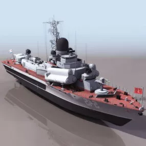 Watercraft Nanuchka Class Missile Corvette 3d model