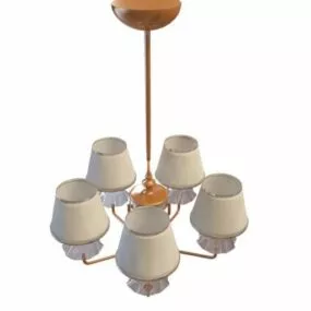Neoclassical Chandelier 3d model