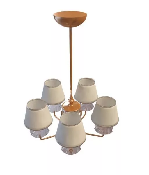Neoclassical Chandelier 3d model Neoclassical Chandelier 3d model