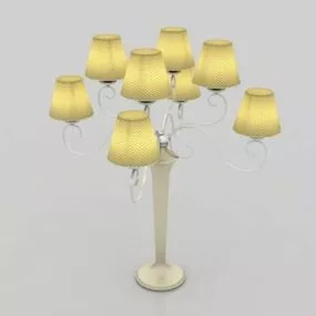 Neoclassical Table Lamp Design 3d model
