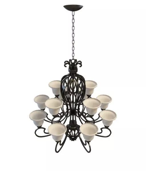 Neoclassical Style Home Chandelier 3d model Neoclassical Style Home Chandelier 3d model