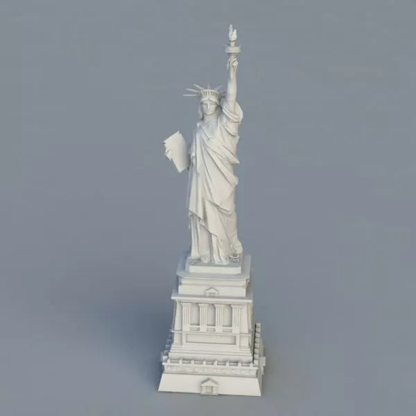 Usa Liberty Statue 3d model Usa Liberty Statue 3d model