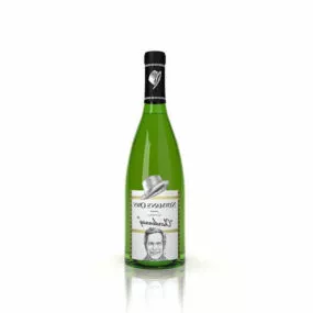 California Chardonnay Wine Bottle 3d model