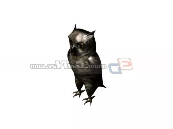 Undead Bird Skeleton 3d model