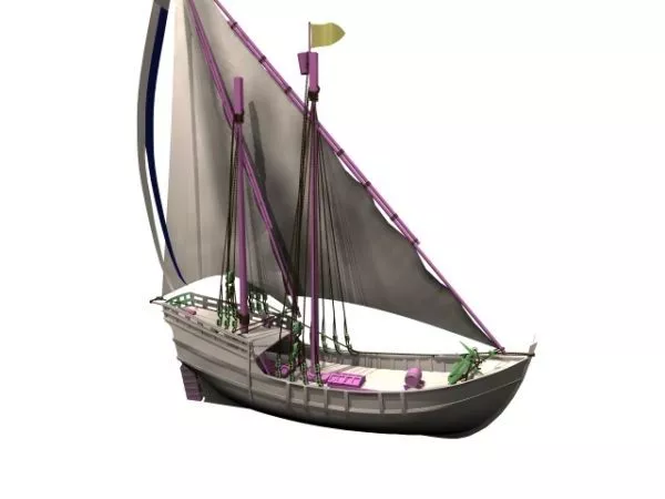 Small Speed Boat 3d model