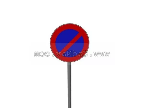 Boy Character With Sign Board 3d model