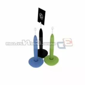 Office Note Holder Clip 3d model