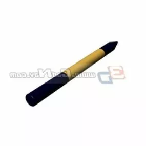 Note Mark Pen Office Equipment 3d model