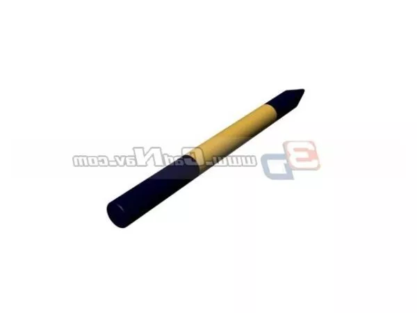 Pen Holder With Pencils 3d model