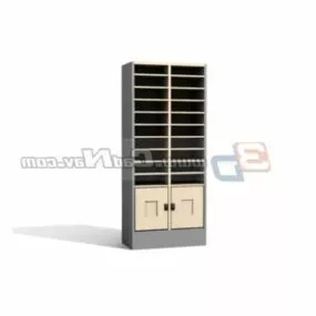 Office Magazine Cabinet 3d model