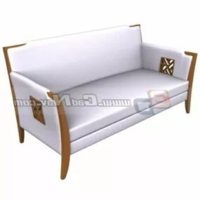Office Interior Waiting Sofa 3d model