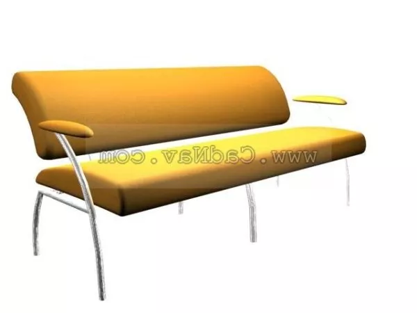 Office Fabric Waiting Chairs 3d model Office Fabric Waiting Chairs 3d model