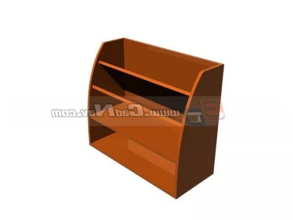 Newspaper On Stand 3d model