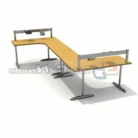 Office Furniture Workstation Bench 3d model