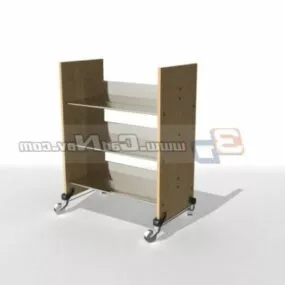 Office Brochure Shelf 3d model