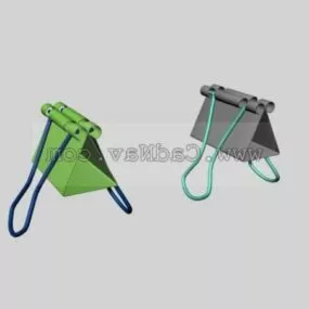 Two Office Clip 3d model