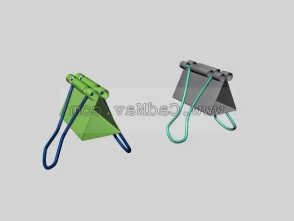 Two Office Clip 3d model Two Office Clip 3d model