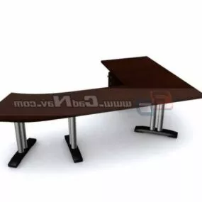Office Furniture Desk Computer Workstation 3d model