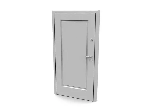 Door Lock With Sphere Handle 3d model