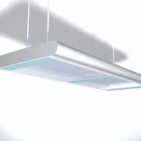 Fluorescent Lamp For Office Room 3d model