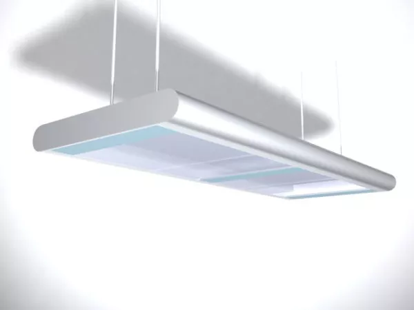 Fluorescent Lamp For Office Room 3d model Fluorescent Lamp For Office Room 3d model