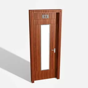 Home Office Interior Door 3d model