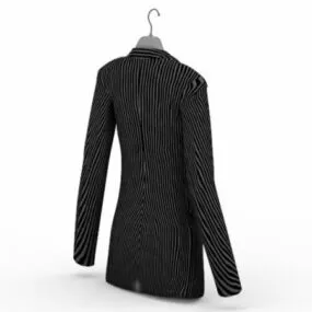 Fashion Office Lady Business Suit 3d model