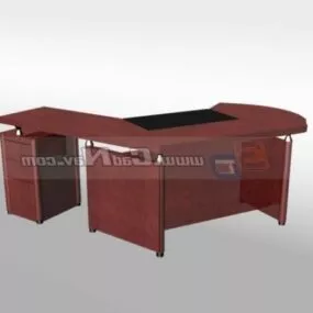 Office Boss Desk 3d model