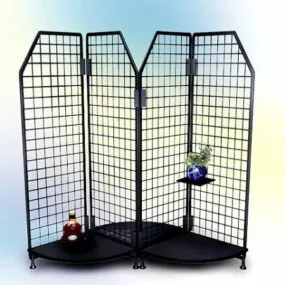 Office Mesh Desktop Shelf 3d model