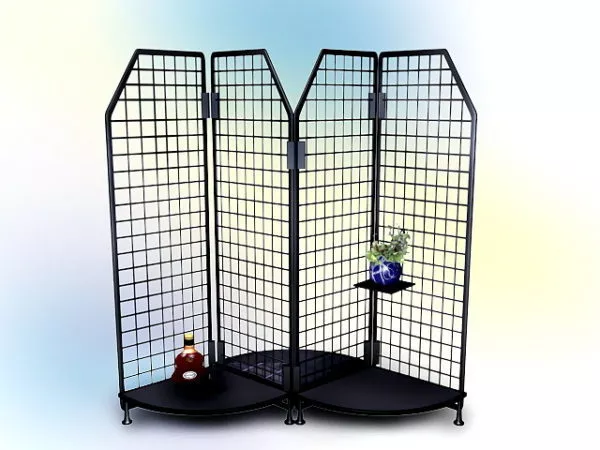Office Mesh Desktop Shelf 3d model Office Mesh Desktop Shelf 3d model